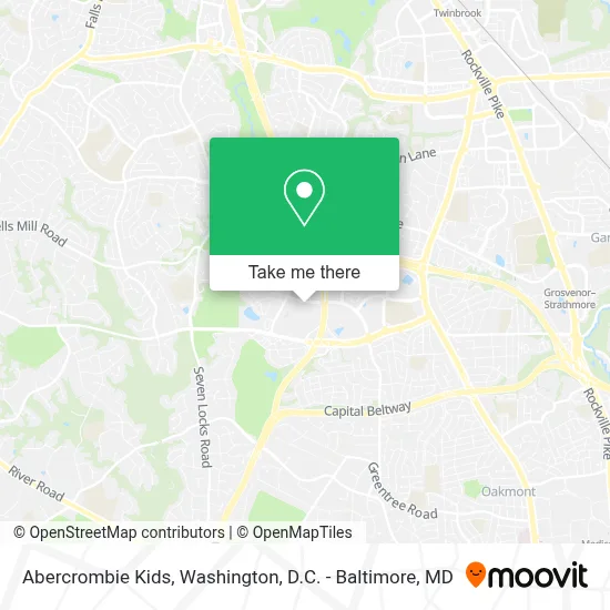 Abercrombie Kids map