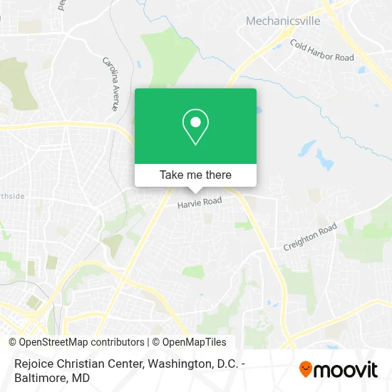 Rejoice Christian Center map