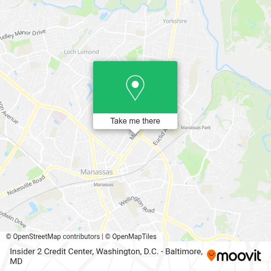 Insider 2 Credit Center map