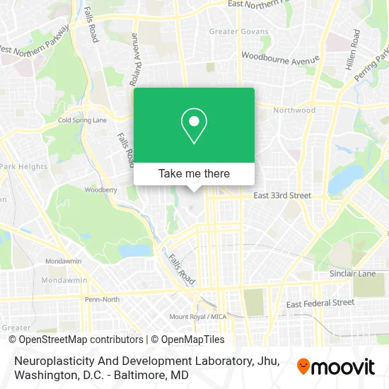 Neuroplasticity And Development Laboratory, Jhu map