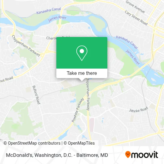 Mcdonald's map