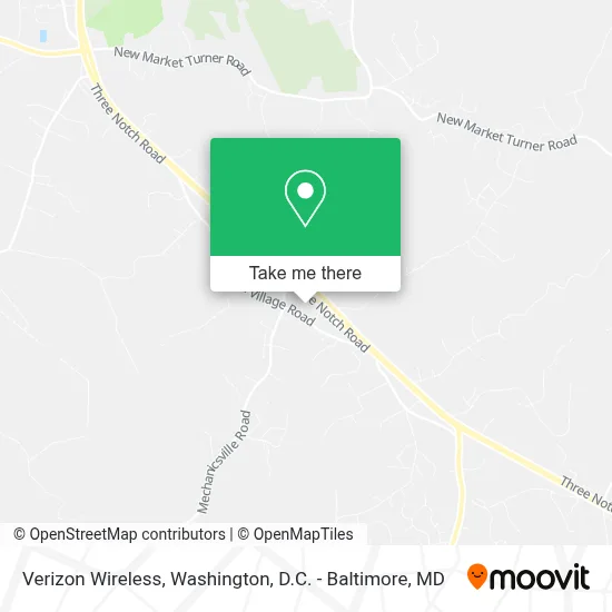 Verizon Wireless map