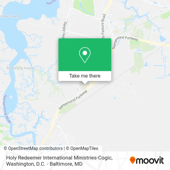 Holy Redeemer International Ministries-Cogic map