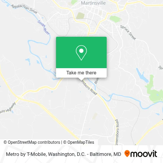 Metro by T-Mobile map