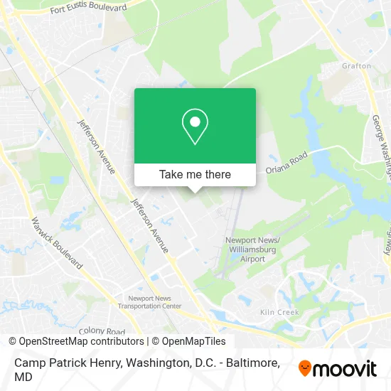 Camp Patrick Henry map