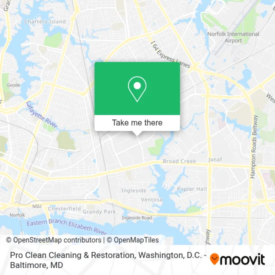Pro Clean Cleaning & Restoration map