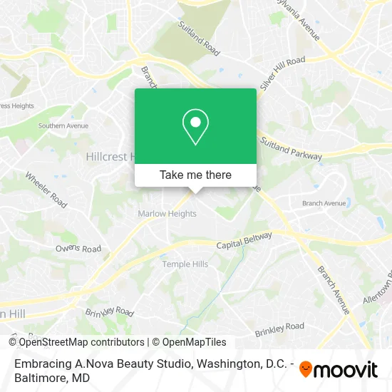 Embracing A.Nova Beauty Studio map