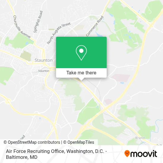 Air Force Recruiting Office map