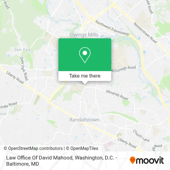 Law Office Of David Mahood map
