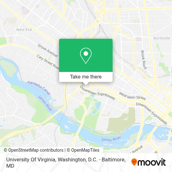 University Of Virginia map