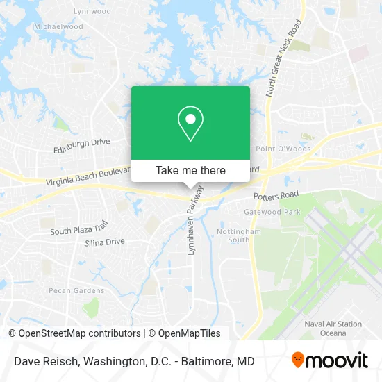 Dave Reisch map