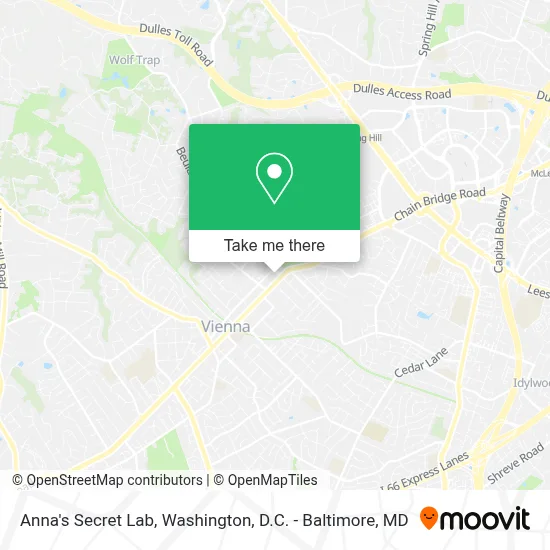 Anna's Secret Lab map