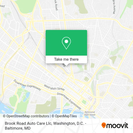 Brook Road Auto Care Llc map