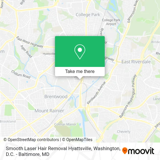 Smooth Laser Hair Removal Hyattsville map