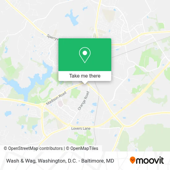 Wash & Wag map