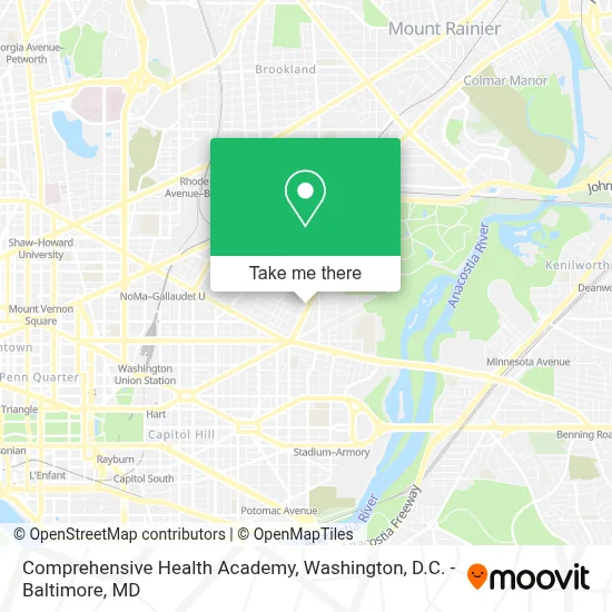 Comprehensive Health Academy map
