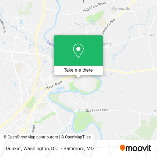 Dunkin' map