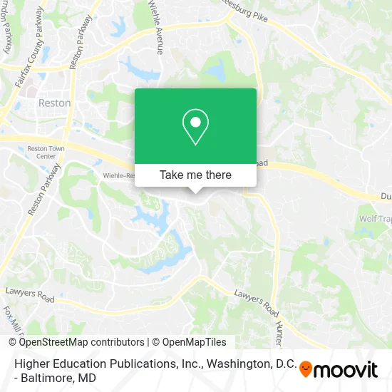 Higher Education Publications, Inc. map