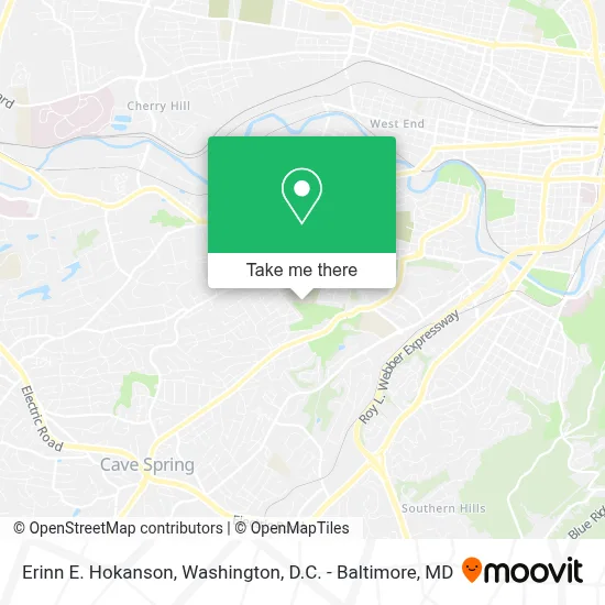 Erinn E. Hokanson map