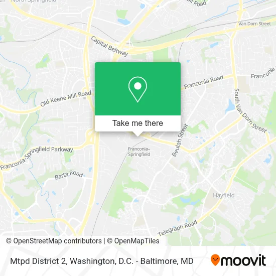 Mtpd District 2 map