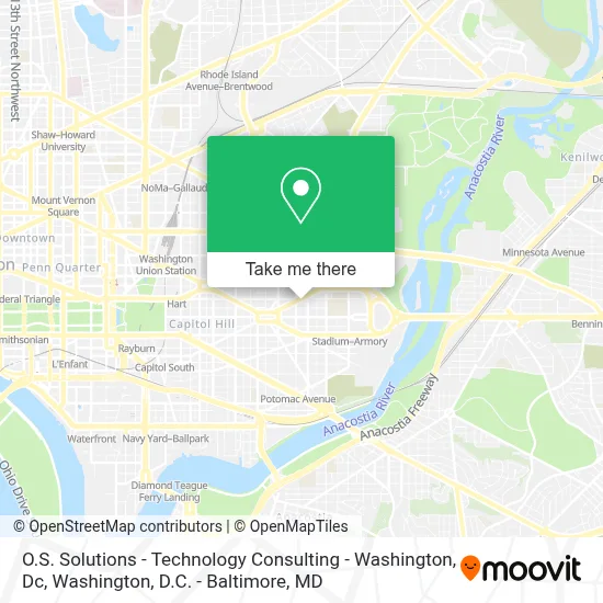 O.S. Solutions - Technology Consulting - Washington, Dc map