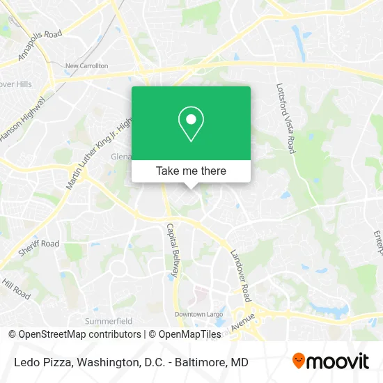 Ledo Pizza map