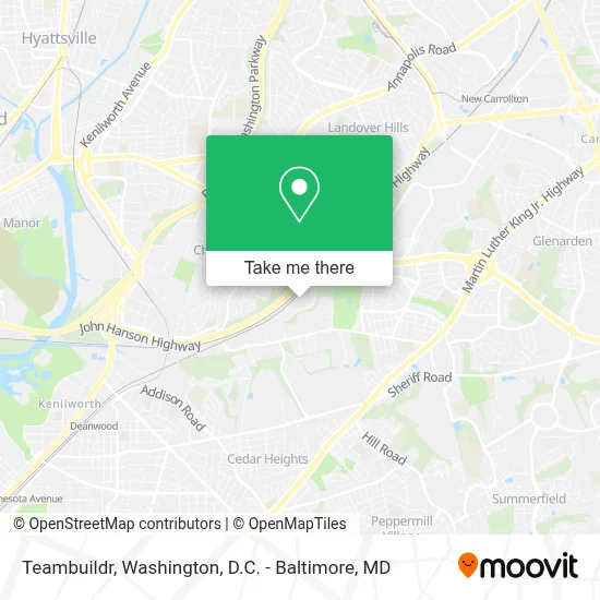 Teambuildr map