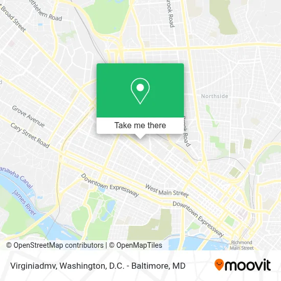 Virginiadmv map