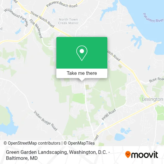 Green Garden Landscaping map