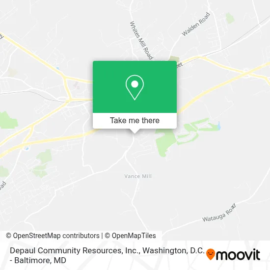 Depaul Community Resources, Inc. map