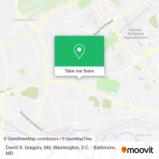 David S. Gregory, Md map