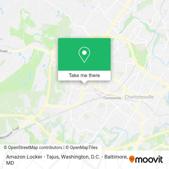 Amazon Locker - Tajus map