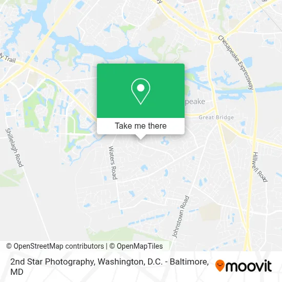2nd Star Photography map