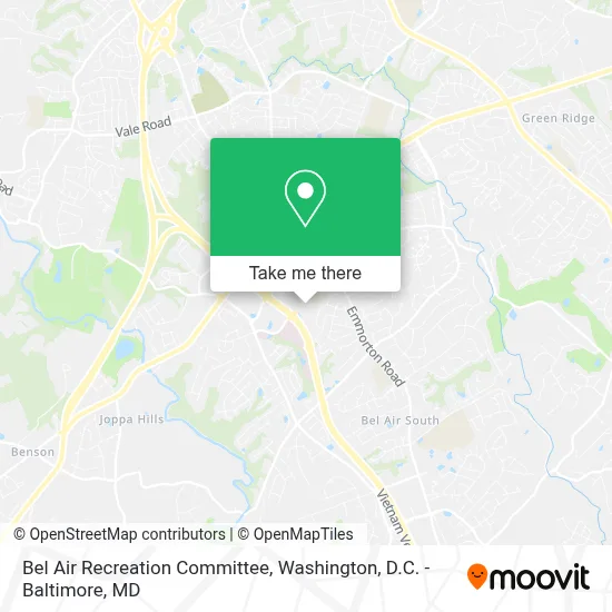 Bel Air Recreation Committee map