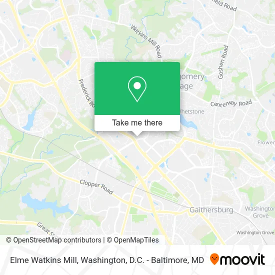 Elme Watkins Mill map