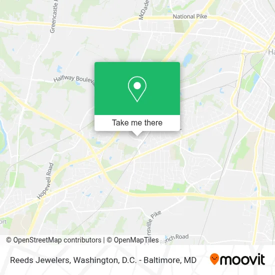 Reeds Jewelers map