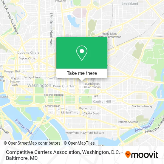Competitive Carriers Association map