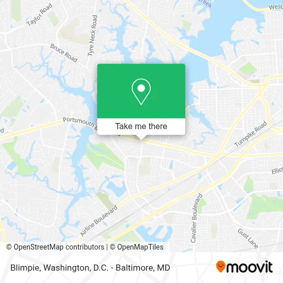 Blimpie map