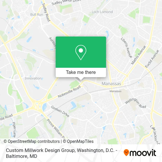 Custom Millwork Design Group map