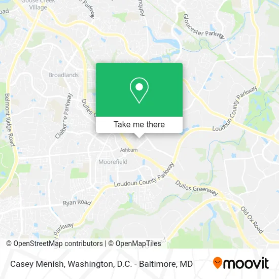 Casey Menish map