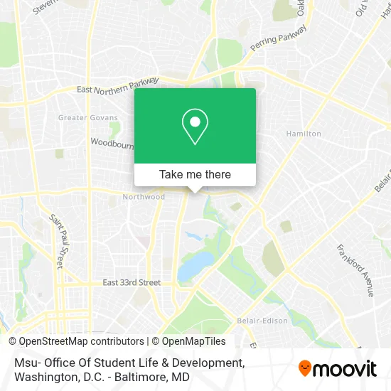 Msu- Office Of Student Life & Development map