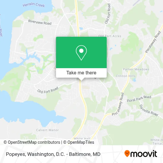 Popeyes map