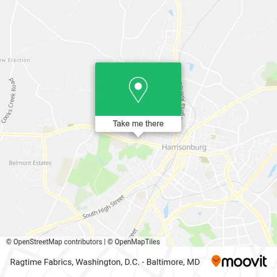 Mapa de Ragtime Fabrics