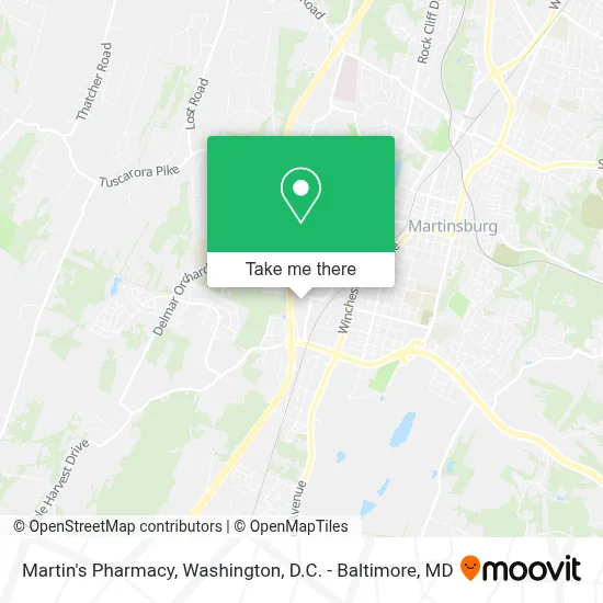 Martin's Pharmacy map