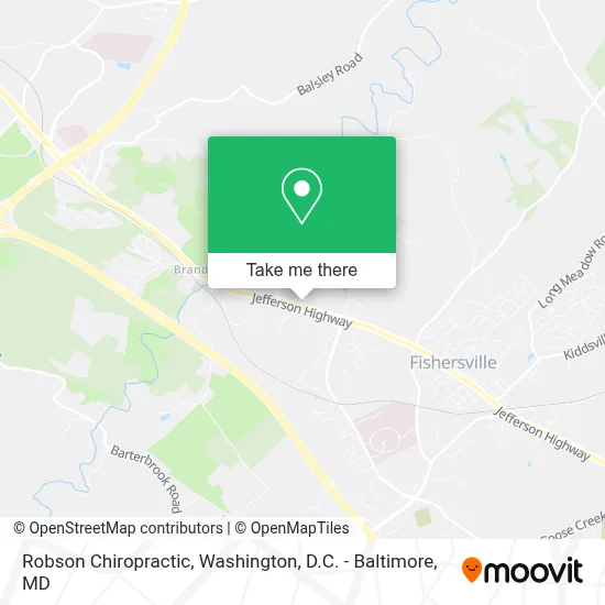 Robson Chiropractic map