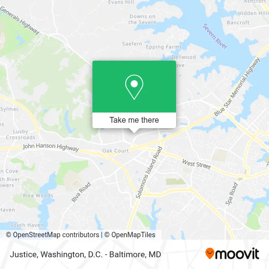 Justice map