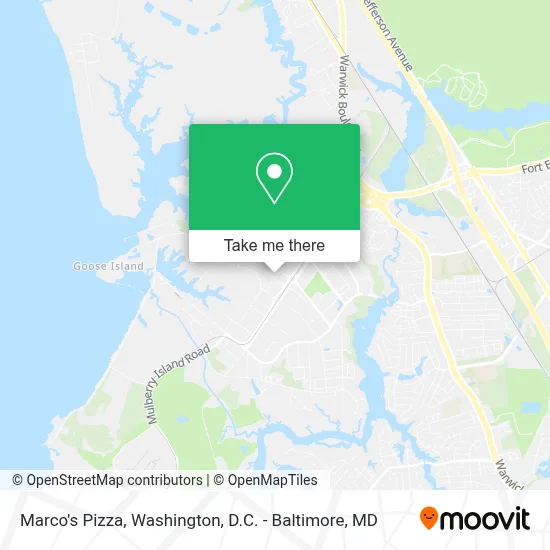 Marco's Pizza map