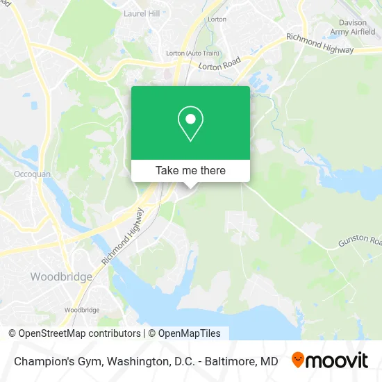 Champion's Gym map