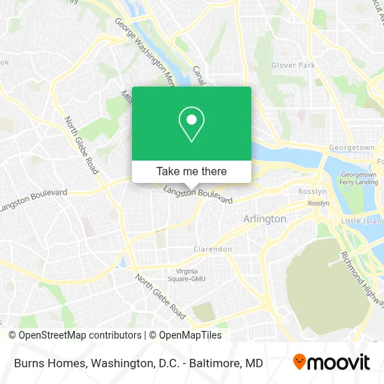 Burns Homes map