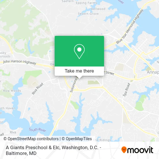 A Giants Preschool & Elc map